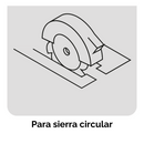 Hoja sierra 8-1/4" para madera, 24 dientes centro 5/8"