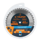 Disco sierra 10" para madera, 40 dientes centro 5/8", Truper
