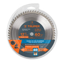 Disco sierra 12" para madera  Truper, 60 dientes centro 1"