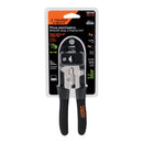 Pinza 8" ponchadora para cables RJ-45, 8 contactos, Truper