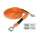 CUERDA P/REMOLQUE CON GANCHOS, 27MM
