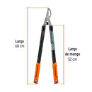 Tijera para ramas Truper de 68 cm Classic, mangos tubulares