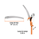 PODADOR DE RAMAS ALTAS MANGO TELESCOPICO 2,4M ALUM.