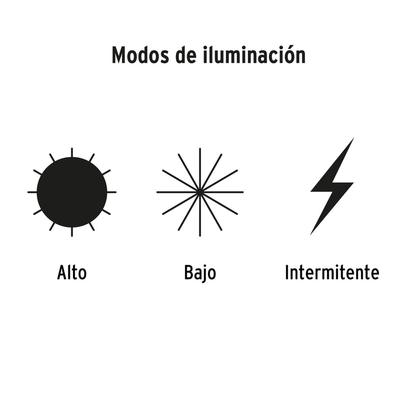 Linterna de minero 1 LED Cree Truper 500 lm recargable