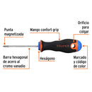 Desarmador de cruz Truper 1/8" x 2-1/2", mango Comfort Grip