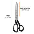 Tijera 10" industrial para sastre, Truper