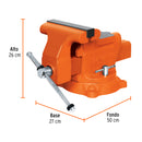 TORNILLO DE BANCO IND. 8", ACERO