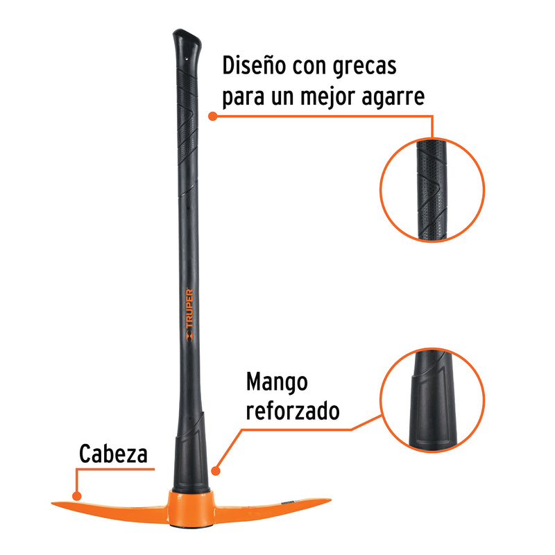 Pico-pico 5 lb, mango fibra de vidrio 36"