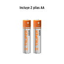 Linterna de aluminio LED Cree Truper 235 lm con 2 pilas AA