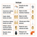 JGO. 14 ACCESORIOS NEUMATICOS(LIMPIEZA)