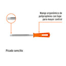 Lima triángulo pesado 6", 34 dpp, con mango