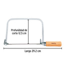 Arco 6" (17 cm) calador para segueta, Pretul