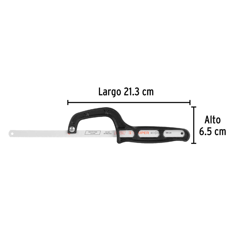 Mini arco 12" de plástico para segueta, Pretul