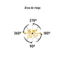 Aspersor plástico 11" una vía estaca metálica, Pretul