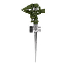 Aspersor plástico 11" dos vías estaca metálica, Pretul