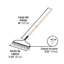 RASTRILLO JARDINERO. 12D PRETUL