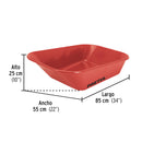 CARRETILLA   59L ROJA RUEDA NEUM. PRETUL