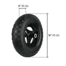 CARRETILLA   59L ROJA RUEDA NEUM. PRETUL