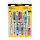 Juego de 7 desarmadores de caja mango de PVC