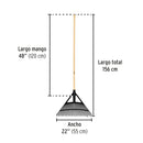 Escoba plástica flexible para jardín Pretul, 22 dientes