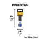 DESARMADOR PUNTA PHILLIPS, 1/4 X 1-1/2',