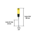 FORMON D/HOJA CORTA 3/8' MGO PLASTICO