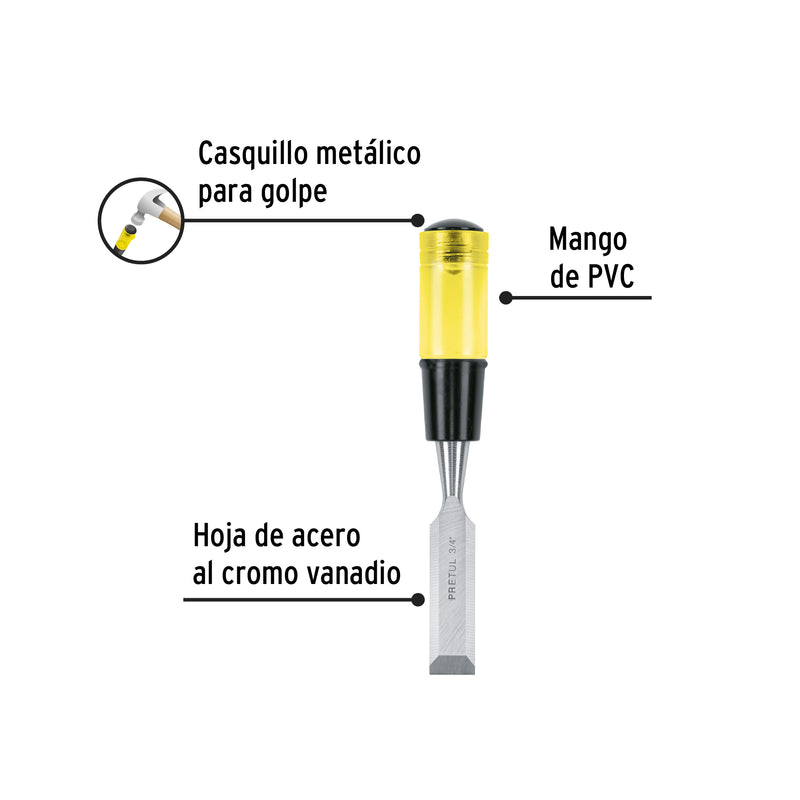 Formón 3/4"