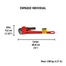 Llave stilson 18" cuerpo de hierro maleable