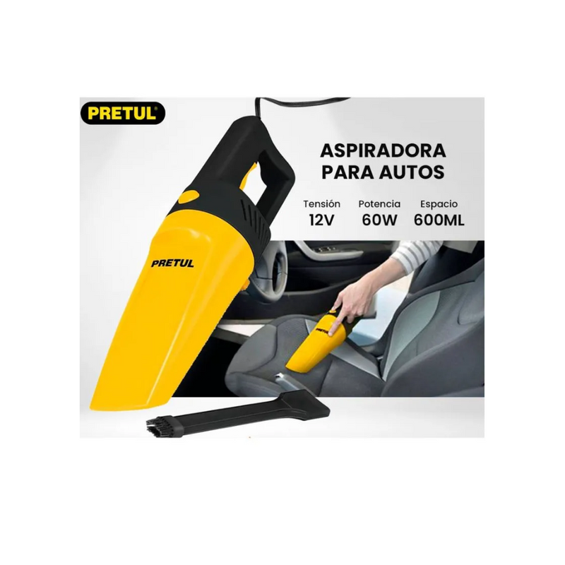 Combo inversor + cable pasa corriente 3m+ Aspiradora para auto