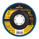 Disco 4-1/2" laminado grano 60 centro 7/8", Pretul