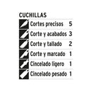 JGO. CUTTER PROFESIONAL 13PZAS, PRETUL