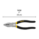PINZA DE ELECTRICISTA 7' MANGO PVC, PRETUL