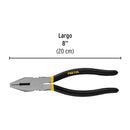 PINZA DE ELECTRICISTA 8'  MANGO PVC, PRETUL