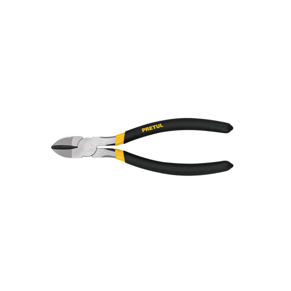 PINZA CORTE DIAGONAL 8' MANGO PVC, PRETUL