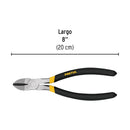 PINZA CORTE DIAGONAL 8' MANGO PVC, PRETUL