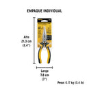 PINZA PUNTA Y CORTE 6", PRETUL