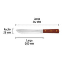 Cuchillo cebollero Pretul 8",mango de madera