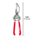 Tijera para poda 8"  (20 cm) forjada cuchilla de paso, Pretul