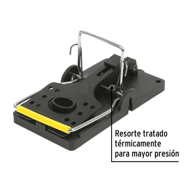 Trampa de plástico de 5"  (12.5 cm) para ratón, Pretul