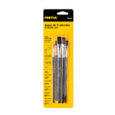 Juego de pinceles en blister con 5 piezas, Pretul