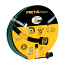 Manguera Pretul de 10 metros, 1/2" reforzada, conexiones plásticas