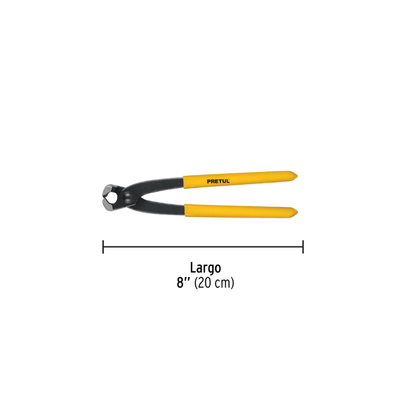 TENAZA DE ARMADOR 8'' PRETUL