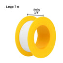 Cinta sella roscas 3/4" X 7 m de largo, Pretul