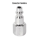 Conector rápido Pretul, hembra tipo M, cuerda 1/4 NPT
