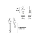 APAREJO DE 3 TONELADAS PRETUL