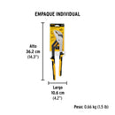 PINZA DE EXTENSION 12', MANGO COMFORT GRIP, PRETUL