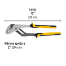 PINZA DE EXTENSION 12', MANGO COMFORT GRIP, PRETUL
