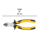 PINZA CORTE DIAGONAL 8' MANGO COMFORT GRIP, PRETUL