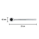 Matraca cuadro 1/2" cabeza redonda con disco, Pretul