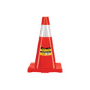 CONO DE PRECAUCION PVC 45CM, PRETUL C/REFLEJANTE